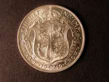 London Coins : A124 : Lot 493 : Halfcrown 1924 ESC 771 UNC with some contact marks on the obverse