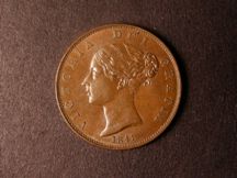 London Coins : A124 : Lot 517 : Halfpenny 1848 Peck 1533 Plain 8 EF and very scarce in high grades, Ex-Andrew Wayne collection L...