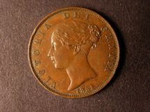 London Coins : A124 : Lot 519 : Halfpenny 1851 No Dots on Shield Reverse A Peck 1534 GVF with surface marks, the rarity of this ...