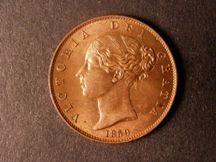 London Coins : A124 : Lot 532 : Halfpenny 1859 Peck 1551 the 5 struck over a lower 5 UNC with virtually full lustre, much scarce...