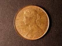 London Coins : A124 : Lot 539 : Halfpenny 1860 Toothed Border Freeman 267 dies 4+C (R14) UNC with practically full lustre, very ...