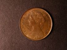 London Coins : A124 : Lot 548 : Halfpenny 1861 Freeman 275 dies 5+G (R16) approaching UNC with a pleasing tone one or two small surf...