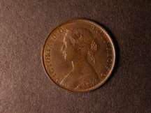 London Coins : A124 : Lot 562 : Halfpenny 1864 Freeman 295 dies 7+G AU/UNC with traces of lustre