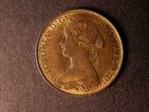 London Coins : A124 : Lot 569 : Halfpenny 1868 Freeman 303 dies 7+G Lustrous UNC