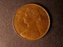 London Coins : A124 : Lot 571 : Halfpenny 1870 Freeman 307 dies 7+G Toned UNC