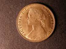 London Coins : A124 : Lot 581 : Halfpenny 1874H Freeman 319 dies 10+J Bronze Proof nFDC retaining almost full mint lustre