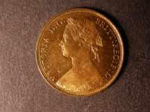 London Coins : A124 : Lot 585 : Halfpenny 1876H Bronze Proof Freeman 329A lustrous aFDC small dark tone patch below date