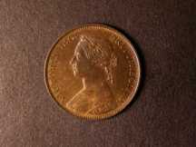 London Coins : A124 : Lot 586 : Halfpenny 1876H Freeman 328 Wide Date dies 14+K* UNC with traces of lustre and reflective reverse fi...