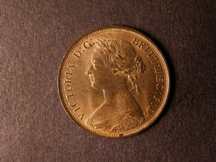 London Coins : A124 : Lot 587 : Halfpenny 1876H Freeman 329 dies 14+M UNC with lustre