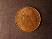 London Coins : A124 : Lot 588 : Halfpenny 1876H Freeman 329 dies 14+M UNC with subdued lustre
