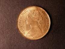 London Coins : A124 : Lot 590 : Halfpenny 1877 Freeman 332 dies 14+J UNC with about 80% lustre