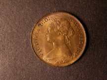 London Coins : A124 : Lot 591 : Halfpenny 1877 Freeman 333 dies 14+N UNC with good lustre slightly subdued and with some light tonin...