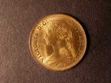 London Coins : A124 : Lot 596 : Halfpenny 1880 Freeman 340 dies 15+P UNC with almost full lustre
