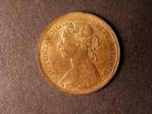 London Coins : A124 : Lot 603 : Halfpenny 1883 Freeman 349 dies 17+S Lustrous UNC with a couple of small tone spots, rare in thi...