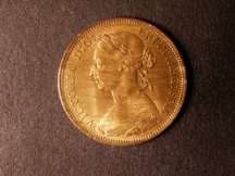 London Coins : A124 : Lot 607 : Halfpenny 1887 Freeman 358 dies 17+S UNC with almost full lustre, slightly streaky on the obvers...