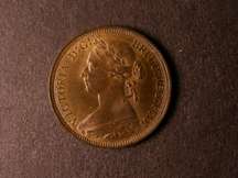 London Coins : A124 : Lot 614 : Halfpenny 1892 Freeman 366 dies 17+S UNC with some lustre