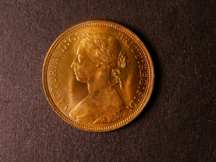 London Coins : A124 : Lot 615 : Halfpenny 1893 Freeman 368 dies 17+S UNC with almost full lustre and beautiful underlying tone