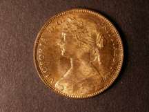 London Coins : A124 : Lot 688 : Penny 1860 Toothed Border Freeman 10 dies 2+D UNC with almost full lustre, some light toning on ...