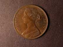 London Coins : A124 : Lot 704 : Penny 1865 5 over 3 Freeman 51 dies 6+G GVF/EF with some contact marks, scarce