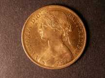 London Coins : A124 : Lot 718 : Penny 1872 Freeman 62 dies 6+G UNC with almost full lustre