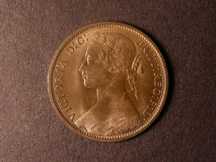 London Coins : A124 : Lot 726 : Penny 1874 Freeman 70 dies 7+G UNC with subdued lustre with some light contact marks visible under m...