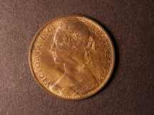 London Coins : A124 : Lot 734 : Penny 1875 Freeman 82 dies 8+J A/UNC with some toning