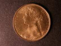 London Coins : A124 : Lot 739 : Penny 1876H Freeman 87 Wide Date dies 8+J Lustrous UNC a most pleasing example