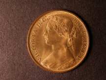 London Coins : A124 : Lot 740 : Penny 1876H Freeman 89 dies 8+K UNC with almost full lustre