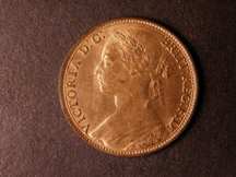London Coins : A124 : Lot 746 : Penny 1879 Freeman 97 dies 9+J UNC a toning spot on the portrait otherwise practically full lustre