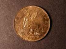 London Coins : A124 : Lot 766 : Penny 1888 Freeman 126 dies 12+N with a few small carbon spots otherwise UNC with practically full l...