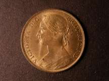 London Coins : A124 : Lot 777 : Penny 1893 Freeman 136 dies 12+N Lustrous UNC with a couple of spots on the obverse