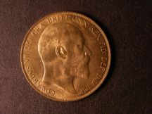 London Coins : A124 : Lot 805 : Penny 1905 Freeman 160 dies 1+B a few small tone spots on the reverse otherwise full lustre