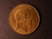 London Coins : A124 : Lot 806 : Penny 1905 Freeman 161 dies 1+C UNC with slightly streaky subdued lustre