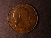 London Coins : A124 : Lot 810 : Penny 1908 Freeman 164 dies 1+C GEF/NEF scarce