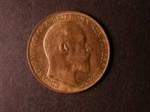 London Coins : A124 : Lot 813 : Penny 1909 Freeman 168 dies 2+D UNC some lustre