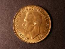 London Coins : A124 : Lot 843 : Penny 1951 Freeman 242 dies 3+C UNC with good lustre