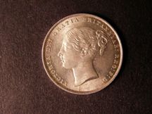 London Coins : A124 : Lot 865 : Shilling 1853 ESC 1300 Lustrous UNC with a few light contact marks on the obverse