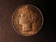 London Coins : A124 : Lot 868 : Shilling 1856 ESC 1304 UNC and beautifully toned formerly in an NGC holder and graded MS65 Ex-London...