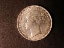 London Coins : A124 : Lot 880 : Shilling 1868 ESC 1318 Die Number 34 EF