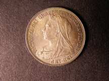 London Coins : A124 : Lot 898 : Shilling 1896 ESC 1365 UNC with attractive colourful toning