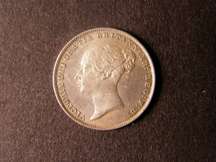 London Coins : A124 : Lot 908 : Sixpence 1844 Large 44 ESC 1690A GEF with a few small rim nicks Rare