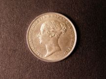 London Coins : A124 : Lot 912 : Sixpence 1850 5 over 3 ESC 1695A GEF/AU Rare