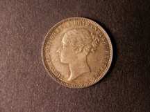 London Coins : A124 : Lot 932 : Sixpence 1871 ESC 1724 No Die Number UNC/AU and nicely toned, Very Rare
