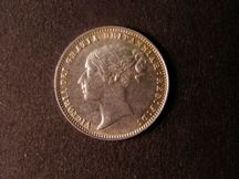 London Coins : A124 : Lot 937 : Sixpence 1879 ESC 1736 Die number 15 AU/EF with a weak strike on the crown. Very hard to find in any...