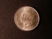 London Coins : A124 : Lot 940 : Sixpence 1882 ESC 1743 UNC with a few light hairlines on the obverse