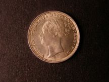 London Coins : A124 : Lot 943 : Sixpence 1886 ESC 1748 UNC with a couple of small tone spots on the obverse