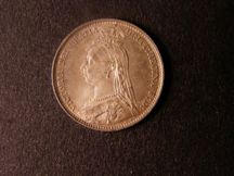 London Coins : A124 : Lot 949 : Sixpence 1891 ESC 1759 UNC Ex-Cheshire Collection Ex-NGC MS64