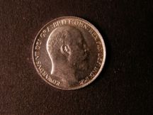 London Coins : A124 : Lot 957 : Sixpence 1908 ESC 1792 Lustrous UNC with some contact marks on the obverse
