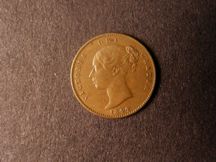 London Coins : A124 : Lot 966 : Third Farthing 1844 Peck 1606 Large G in REG EF with some surface marks