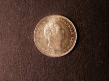 London Coins : A124 : Lot 977 : Threepence 1835 ESC 2045 Lustrous UNC with some contact marks, scarce